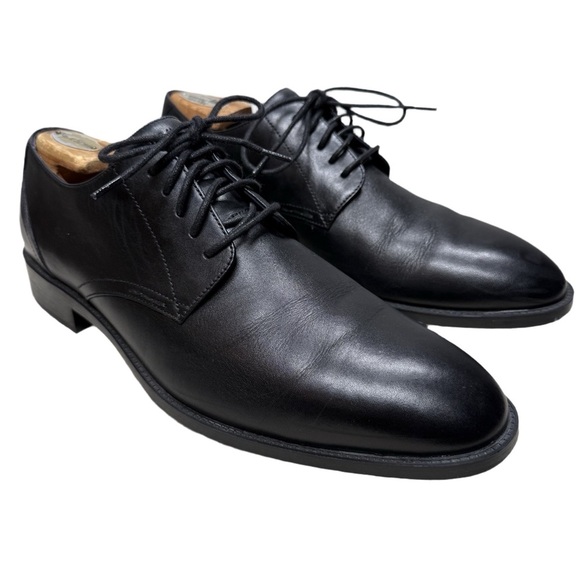 Cole Haan Leather Derby Shoes Men’s 9.5M Black Dress Shoes C32351 main image 11